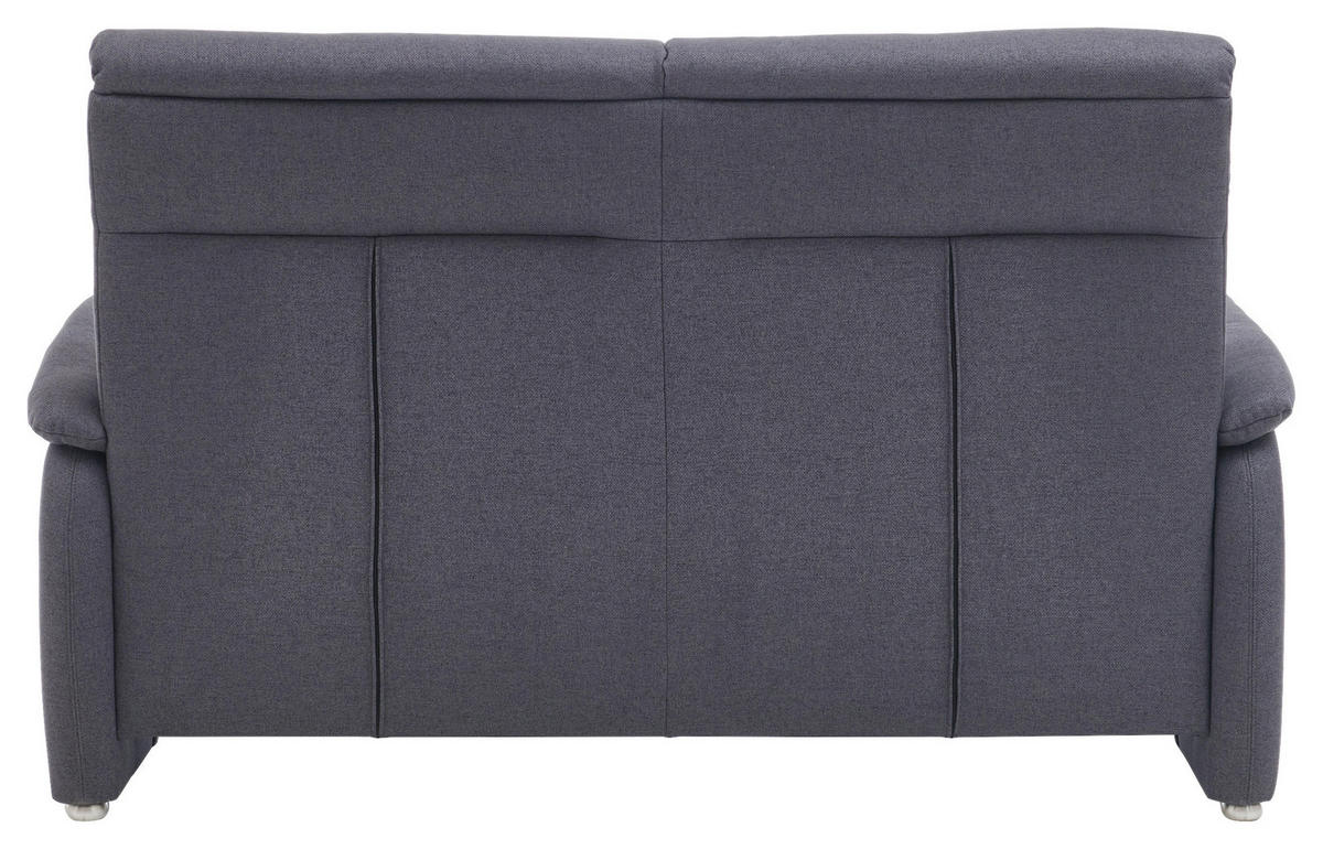 TRAPEZSOFA Flachgewebe Anthrazit  - Anthrazit, KONVENTIONELL, Textil (222/107/102cm) - Pure Home Comfort