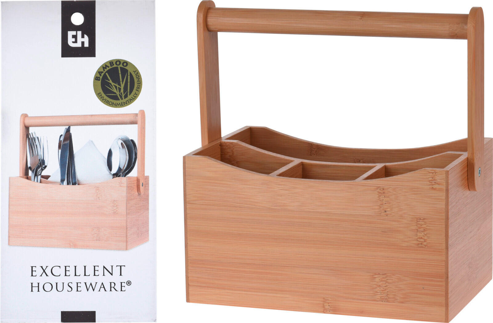 CUTIE PENTRU TACÂMURI - Basics, materiale naturale (23/14/23.5cm)