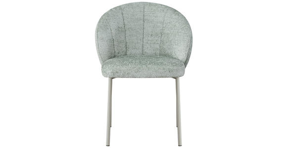 STUHL  Stoffauswahl Struktur  Jadegrün  - Jadegrün/Greige, Design, Textil/Metall (59/81/60cm) - Carryhome