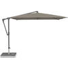 AMPELSCHIRM 270x270 cm Taupe  - Taupe/Anthrazit, Basics, Textil/Metall (270/270cm) - Glatz