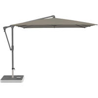 AMPELSCHIRM 270x270 cm Taupe  - Taupe/Anthrazit, Basics, Textil/Metall (270/270cm) - Glatz