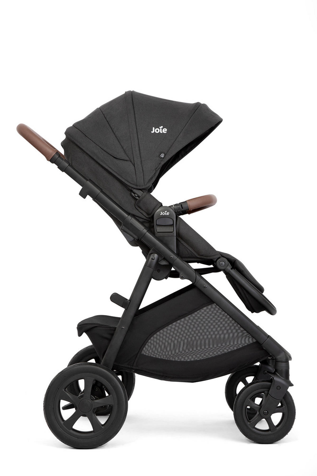 KINDERWAGENSET Alore  - Schwarz, Basics, Textil/Metall (67,3/116,7/89,7cm) - Joie