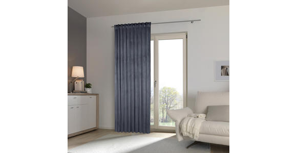 FERTIGVORHANG blickdicht - Dunkelgrau, Basics, Textil (135/245cm) - Esposa