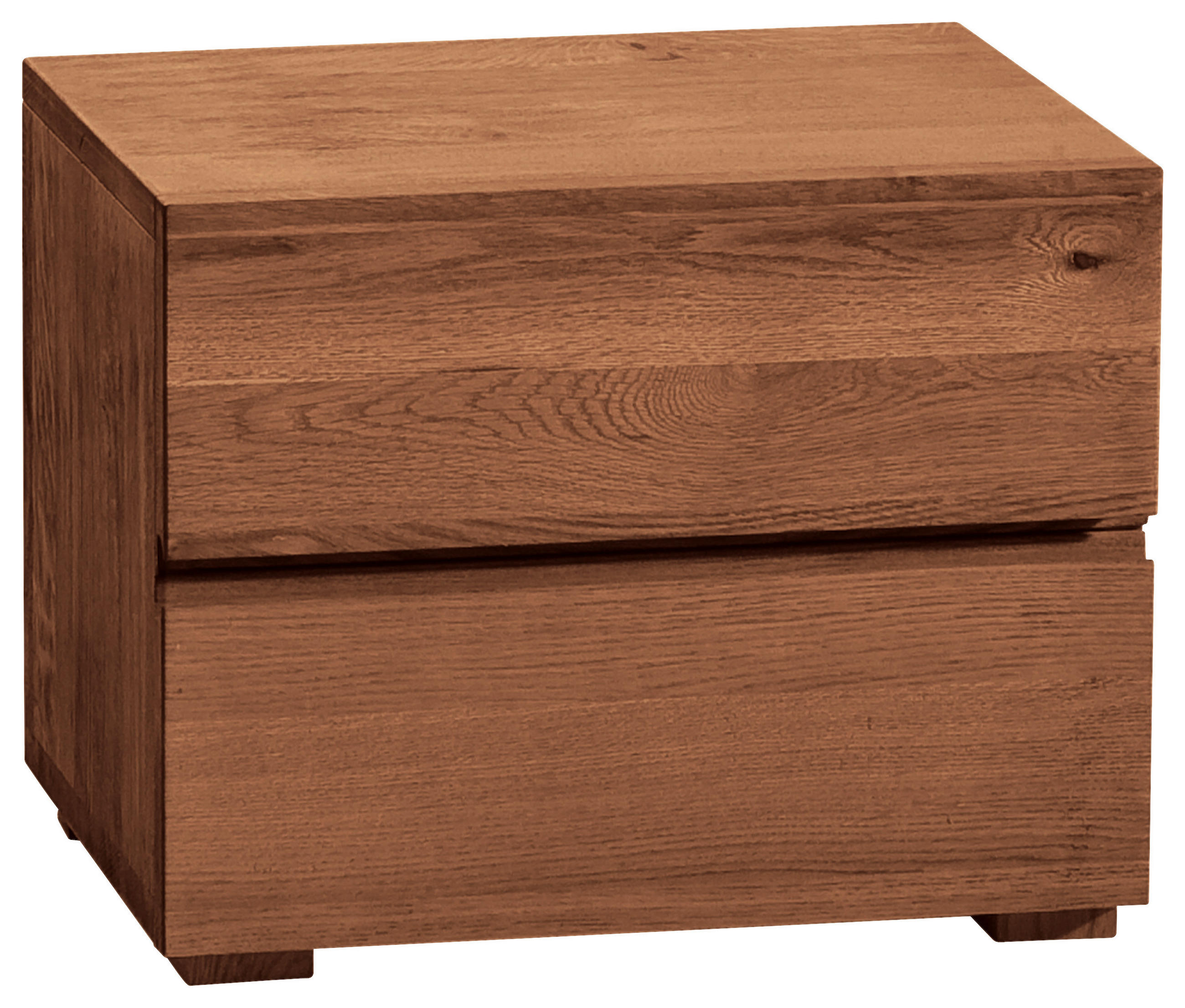 NACHTKÄSTCHEN 50/40/40 cm  in massiv Eiche  - Design, Holz (50/40/40cm) - Hasena