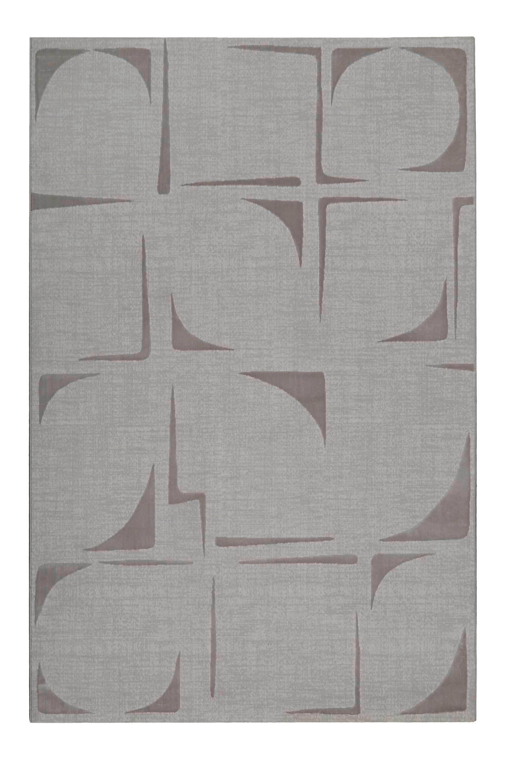 FLACHWEBETEPPICH 80/150 cm Nelle Grau, Silberfarben, Hellgrau  - Silberfarben/Hellgrau, Design, Textil (80/150cm) - Esprit