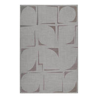 FLACHWEBETEPPICH 160/225 cm Nelle Grau, Silberfarben, Hellgrau  - Silberfarben/Hellgrau, Design, Textil (160/225cm) - Esprit