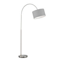 BÖJD LAMPA Arc  90/170 cm   - grå/nickelfärgad, Basics, metall/textil (90/170cm)