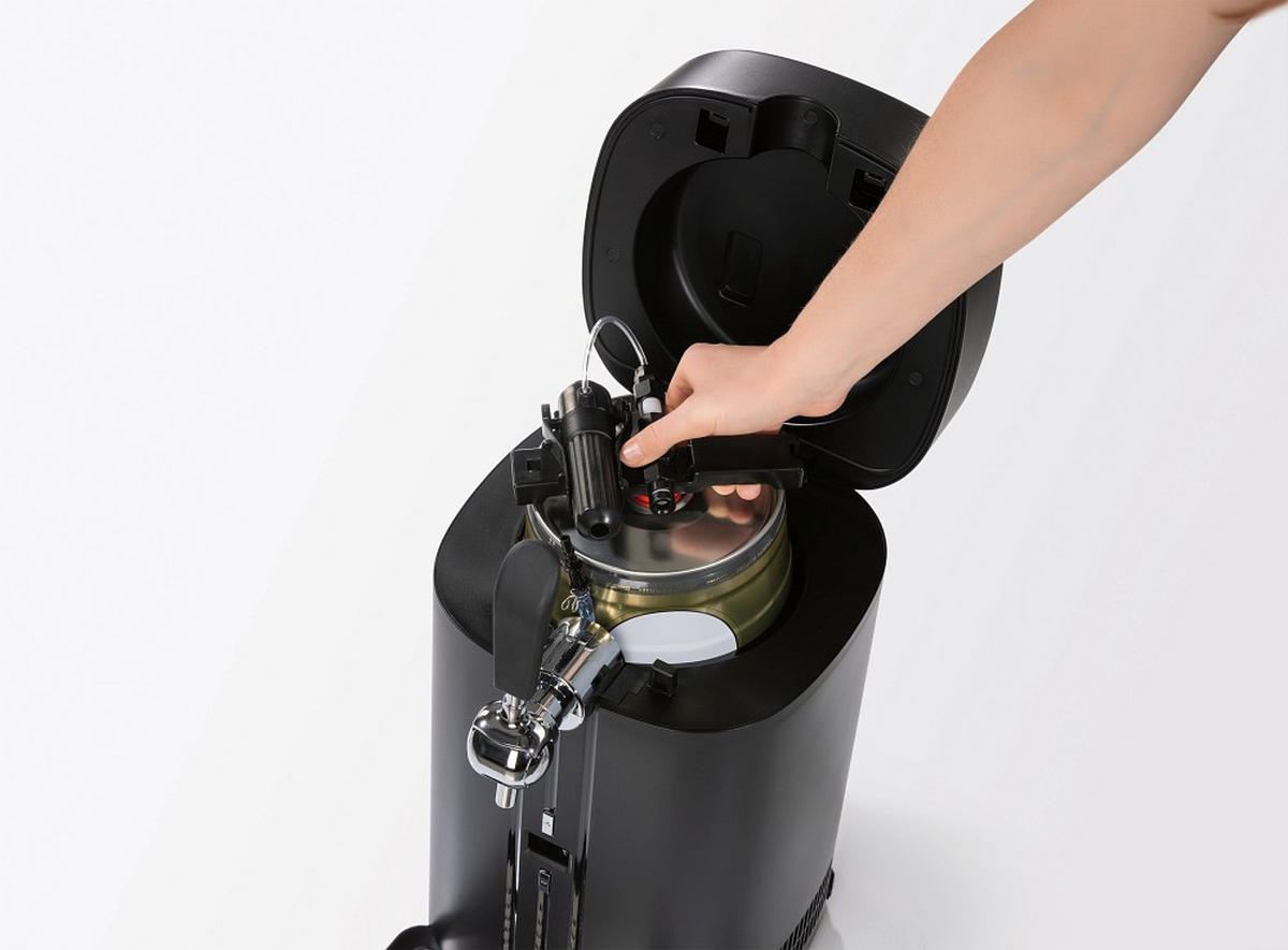 BIERZAPFANLAGE Bier MAXX  - Silberfarben/Schwarz, Basics, Kunststoff (26,4/41/52,6cm)