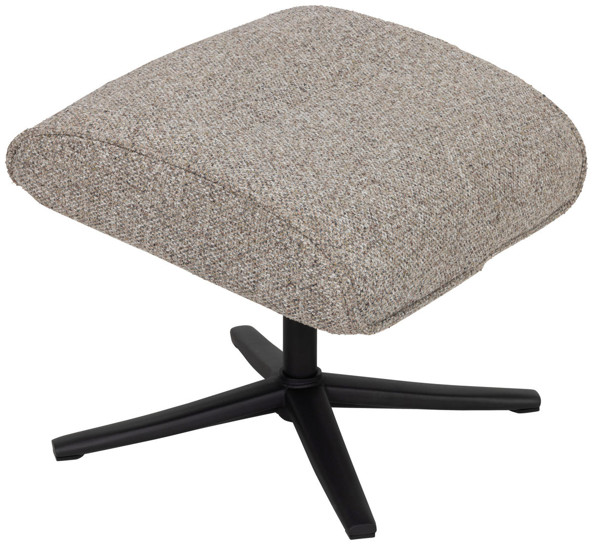 RELAXSESSELSET Bouclé    - Taupe/Schwarz, Design, Holz/Textil (77/108/81cm) - Livetastic