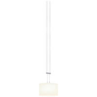LED-HÄNGELEUCHTE SLIM 32/150 cm   - Chromfarben/Weiß, Design, Glas/Metall (32/150cm) - Bankamp