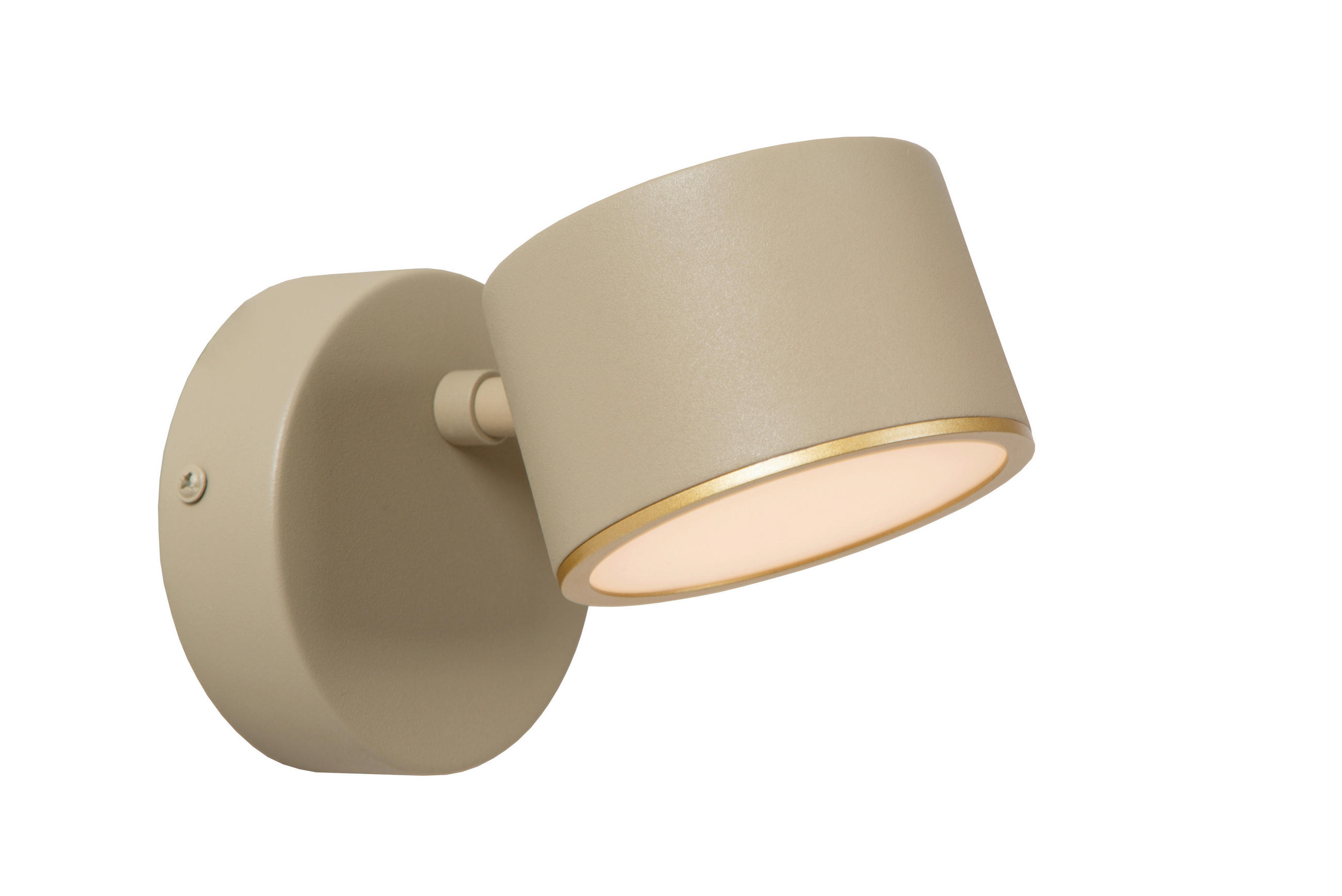 WANDLEUCHTE GIAN 17/11/13 cm   - Braun, Design, Metall (17/11/13cm) - Lucide