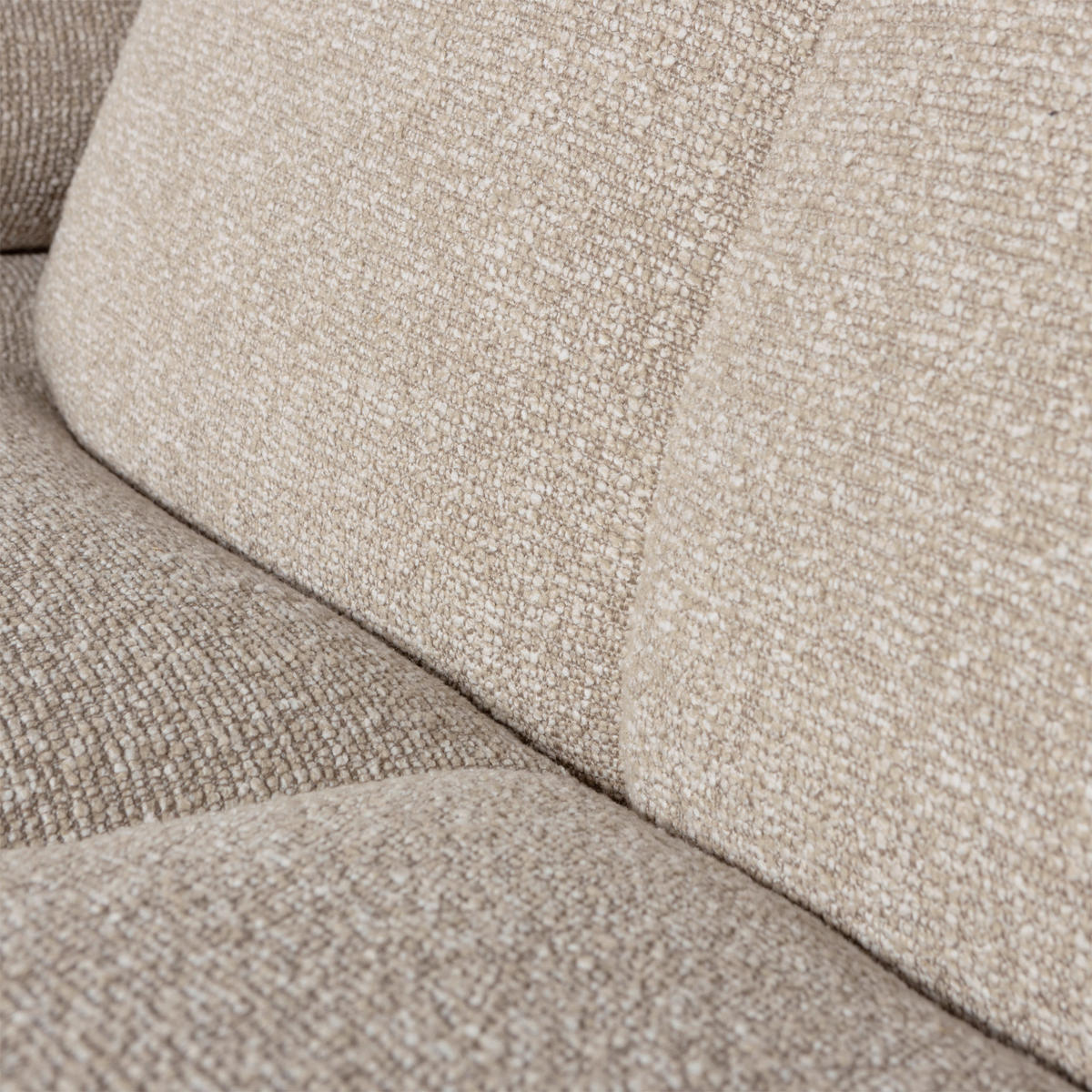 SOFAELEMENT Mojo in Bouclé Beige  - Beige, MODERN, Kunststoff/Textil (164/74/97cm) - Livetastic