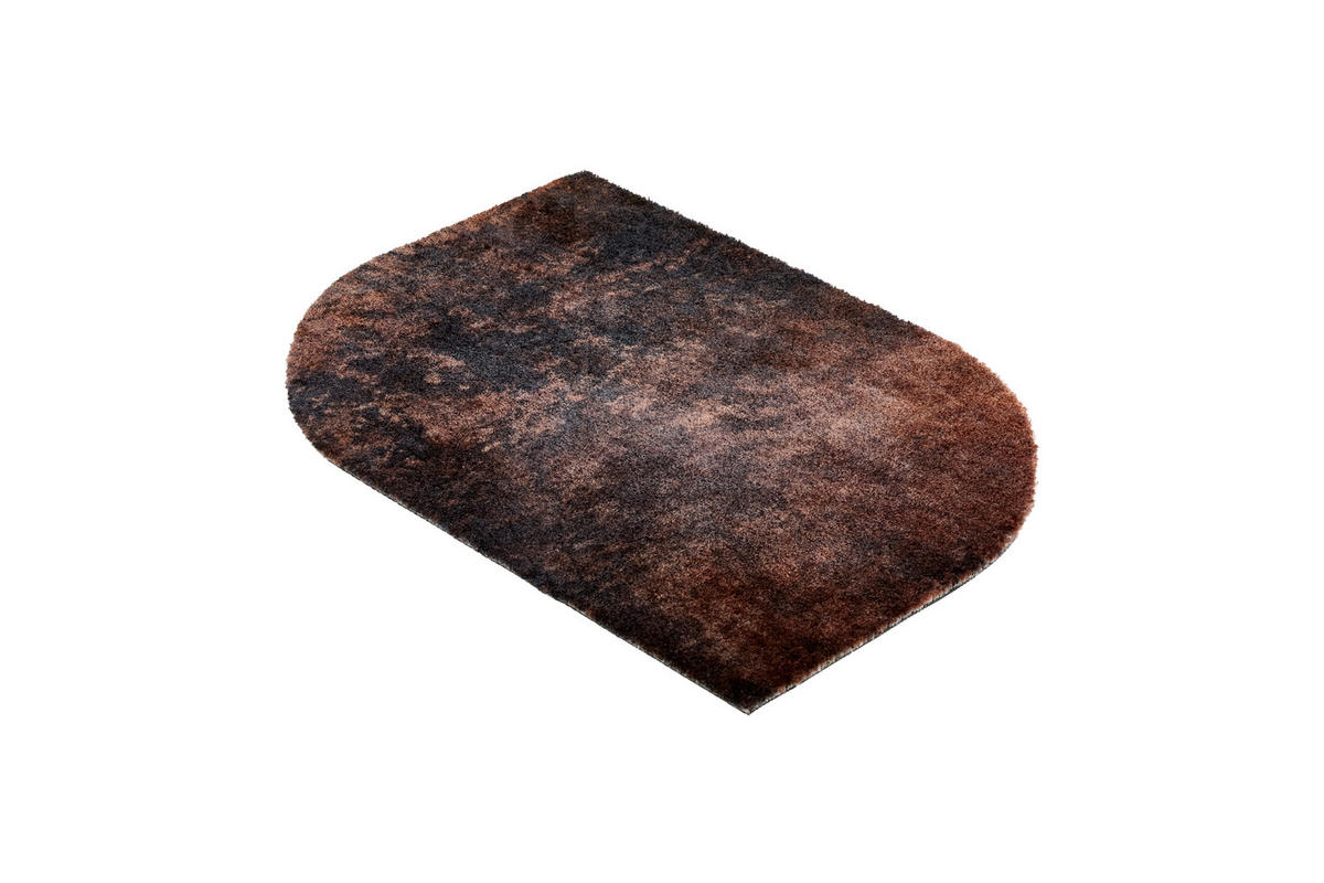 FUßMATTE  67/100 cm  Anthrazit, Braun  - Anthrazit/Braun, KONVENTIONELL, Textil (67/100cm) - Schöner Wohnen