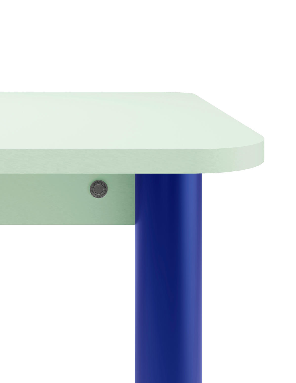 ESSTISCH in Metall, Holzwerkstoff 140/90/76 cm   - Blau/Salbeigrün, Natur, Holzwerkstoff/Metall (140/90/76cm) - Tom Tailor