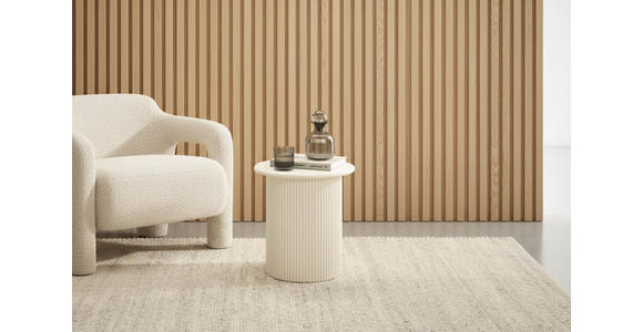 BEISTELLTISCH 40/40/41 cm Kaschmir rund  - Kaschmir, Design, Holzwerkstoff (40/40/41cm) - Xora