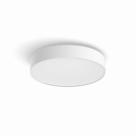 LED-DECKENLEUCHTE White Ambiance Devere  Smart 38,1/8,4 cm   - Weiß, Design, Metall (38,1/8,4cm) - Philips HUE