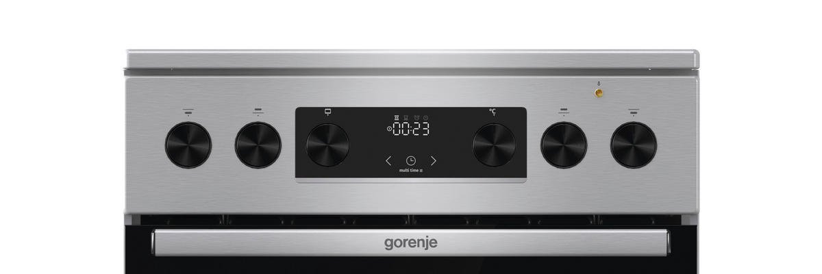 HERD GECS5C70XPA  - Edelstahlfarben, Trend, Glas/Metall (50/85/59,4cm) - Gorenje