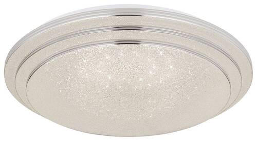 LED-DECKENLEUCHTE - Opal/Weiß, Basics, Kunststoff/Metall (40/9,5cm) - Globo