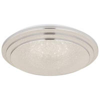 STROPNÍ LED SVÍTIDLO, 40/9,5 cm  - bílá/opál, Basics, kov/plast (40/9,5cm) - Globo