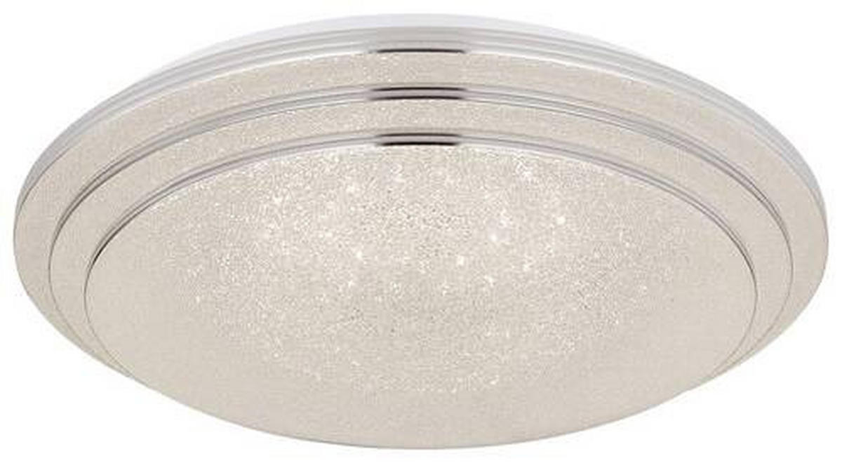 STROPNÍ LED SVÍTIDLO, 40/9,5 cm  - bílá/opál, Basics, kov/plast (40/9,5cm) - Globo