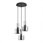 HÄNGELEUCHTE 33/150 cm  - Dunkelgrau, Design, Glas/Metall (33/150cm) - Dieter Knoll