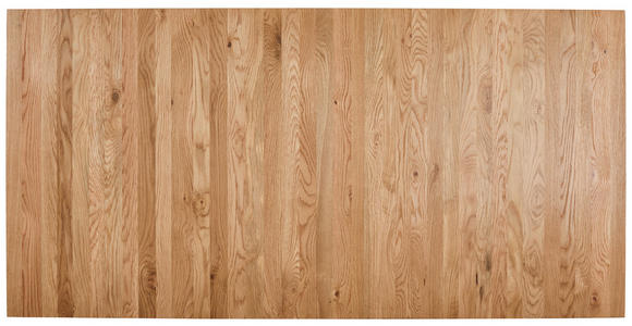 ESSTISCH Eiche Bianco rechteckig  ausziehbar  - Eiche Bianco/Schwarz, LIFESTYLE, Holz/Metall (190-240/95/75cm) - Linea Natura