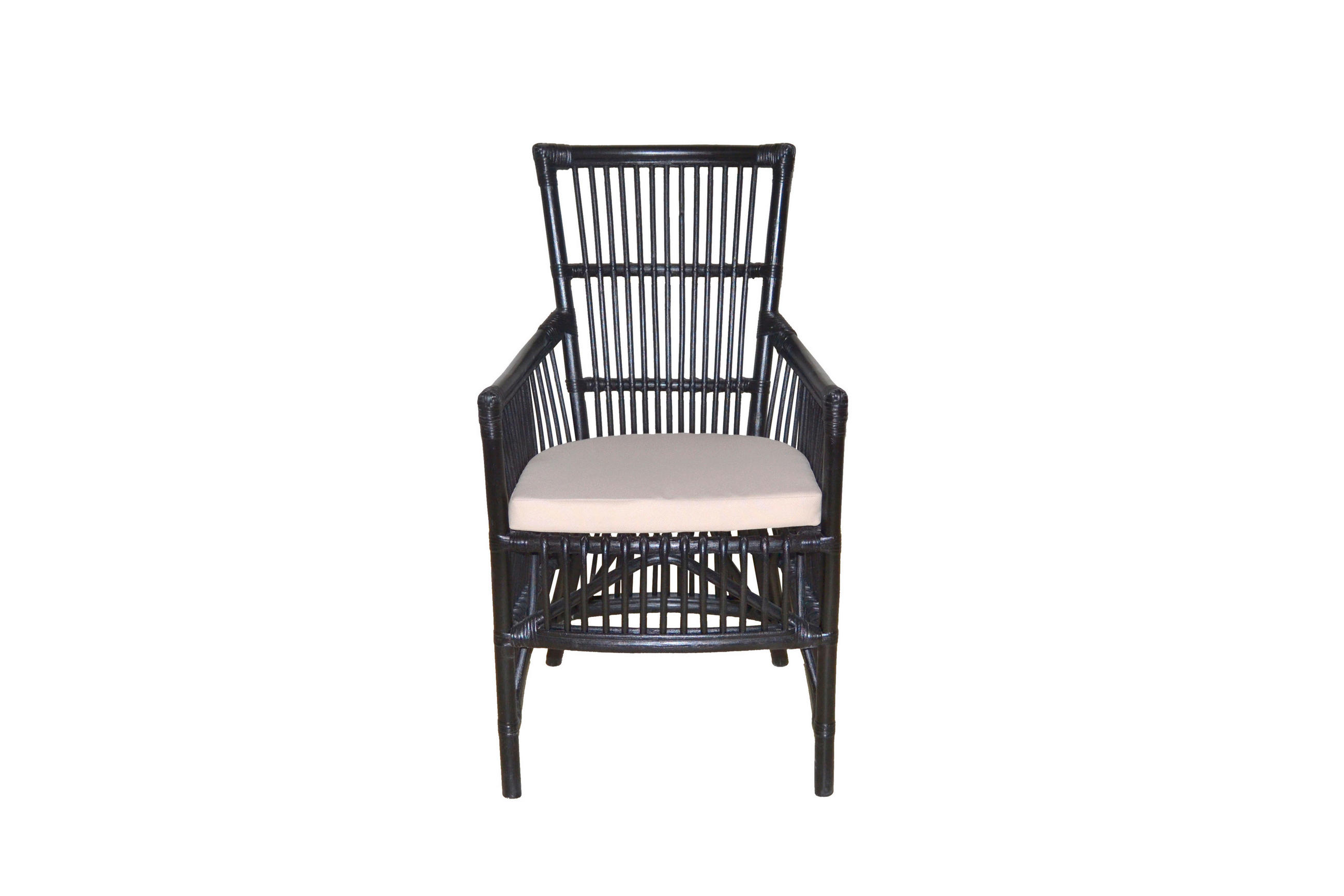 SESSEL in Schwarz  - Schwarz/Weiß, Natur, Holz/Textil (62/55/96cm) - MID.YOU