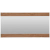 WANDSPIEGEL 119/60/2 cm    in rechteckig  - Eiche Bianco/Eichefarben, Design, Glas/Holz (119/60/2cm) - Dieter Knoll