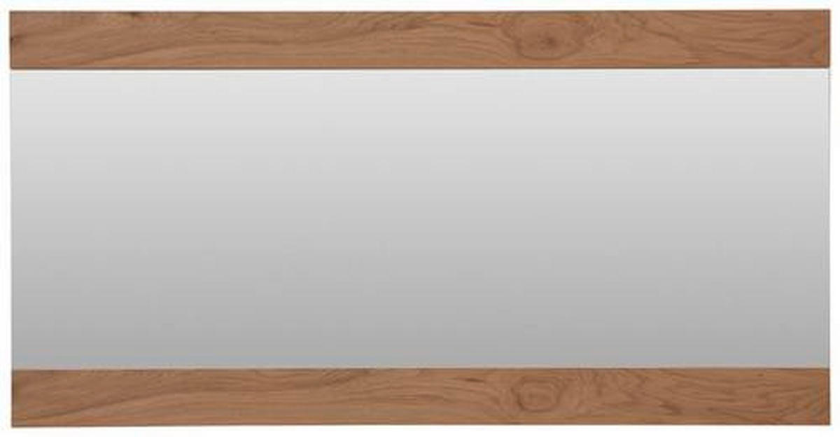 WANDSPIEGEL 119/60/2 cm    - Eiche Bianco/Eichefarben, Design, Glas/Holz (119/60/2cm) - Dieter Knoll