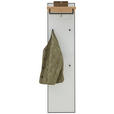 GARDEROBE 4-teilig  in 200/190/37 cm  - Eichefarben/Weiß, Design, Glas/Holz (200/190/37cm) - Dieter Knoll