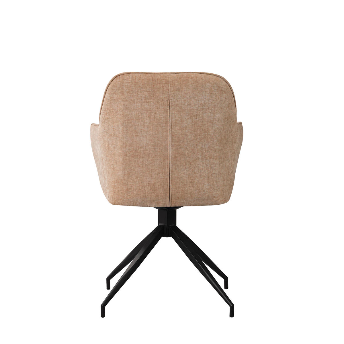 STOLIČKA S PODRÚČKAMI, ženilka, béžová - čierna/béžová, Modern, kov/textil (59/88/60cm) - MID.YOU