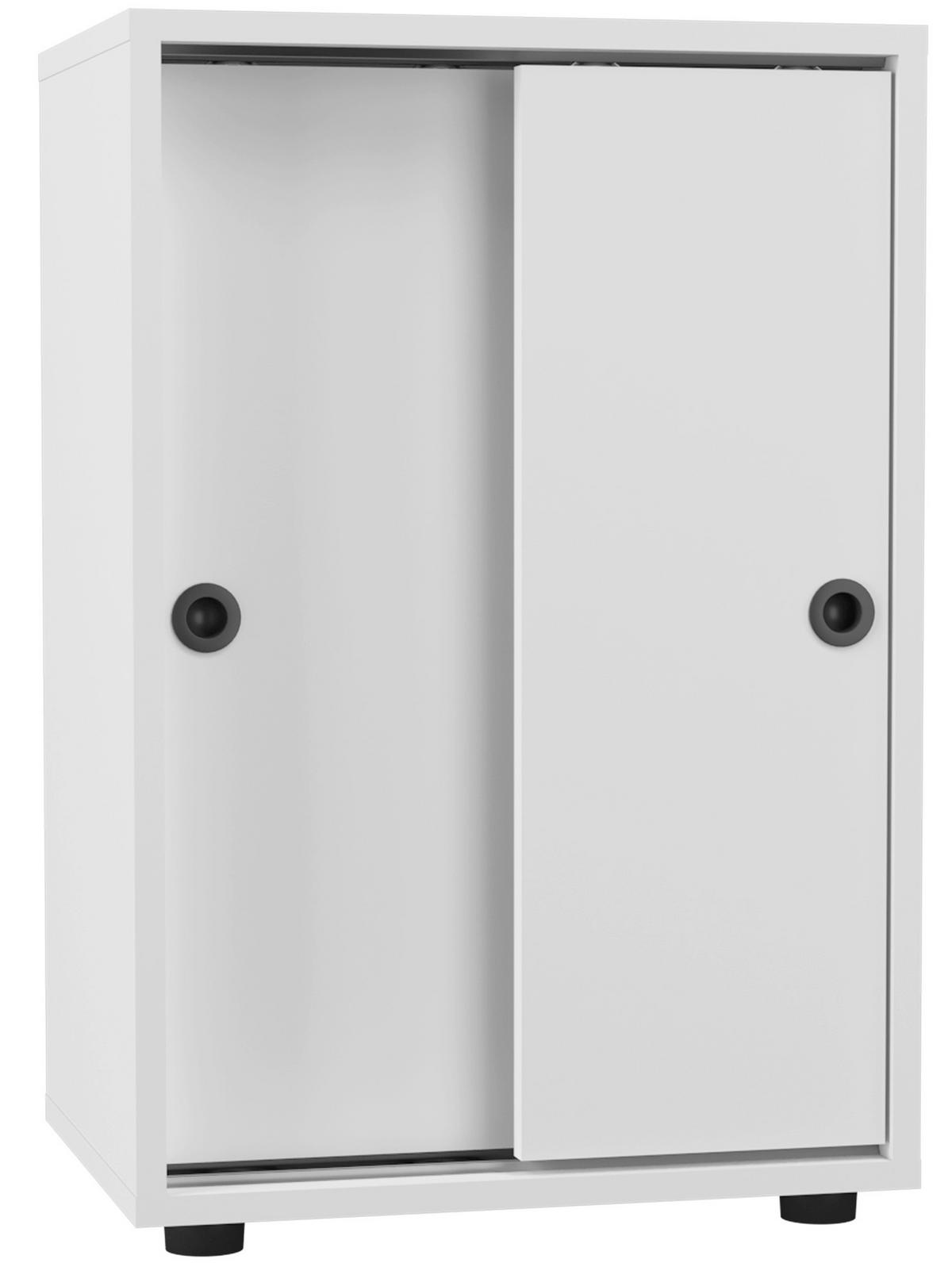 AKTENSCHRANK Weiß  - Weiß, Design, Holzwerkstoff (49/74/38cm) - MID.YOU