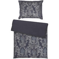 POSTEĽNÁ BIELIZEŇ, damask, sivá, čierna, biela, 140/200 cm - čierna/sivá, Konventionell, textil (140/200cm) - Curt Bauer