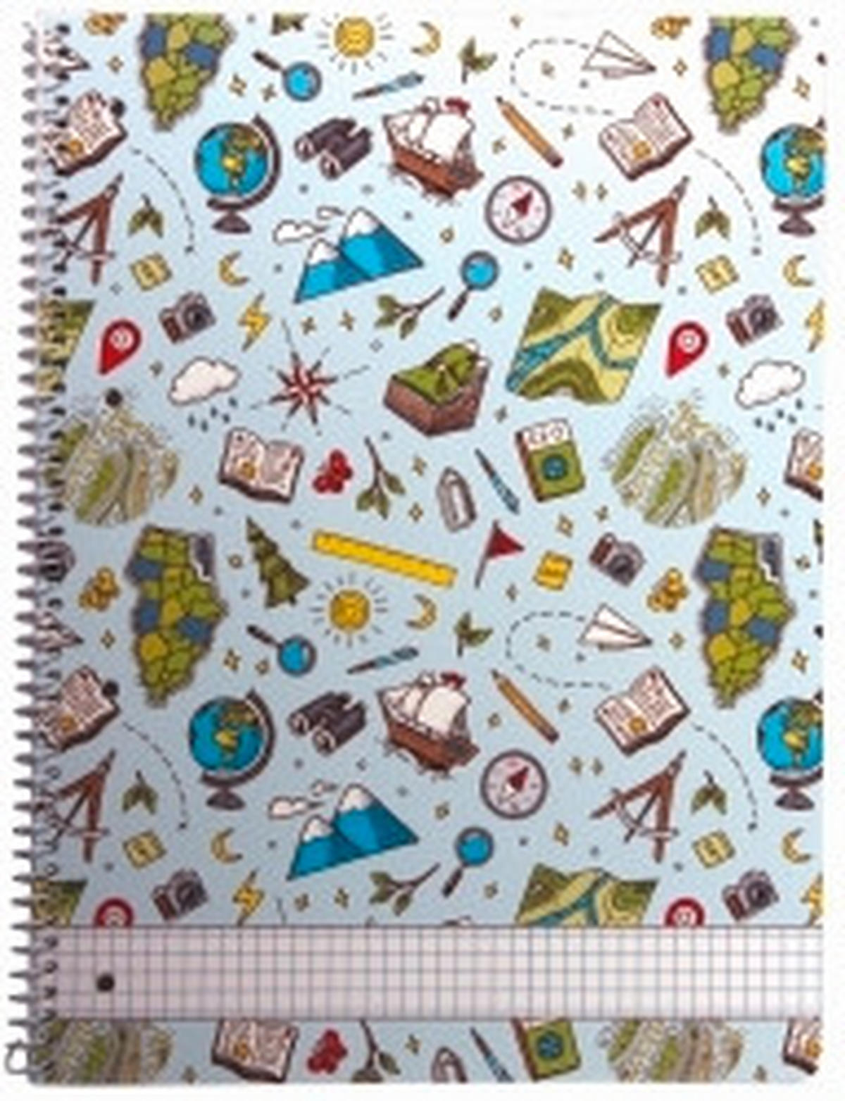 POZNÁMKOVÝ BLOK - Basics, papír (21/30cm)