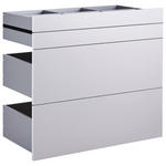 SCHUBLADENSET 90,9/82/46,8 cm   - Hellgrau, KONVENTIONELL, Holzwerkstoff (90,9/82/46,8cm) - Hom`in