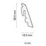 SOCKELLEISTE Eichefarben - Eichefarben, Basics, Holz (240/1,9/3,85cm) - Homeware SOCKELLEISTE Eichefarben - Eichefarben, Basics, Holz (240/1,9/3,85cm) - Homeware