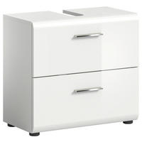 WASCHBECKENUNTERSCHRANK 60/54/32 cm  - Weiss Hochglanz/Weiss, Modern, Holzwerkstoff (60/54/32cm) - MID.YOU