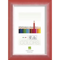 RAHMEN 42,6/42,6 cm  - Rot, KONVENTIONELL, Glas/Holz (42,6/42,6cm)