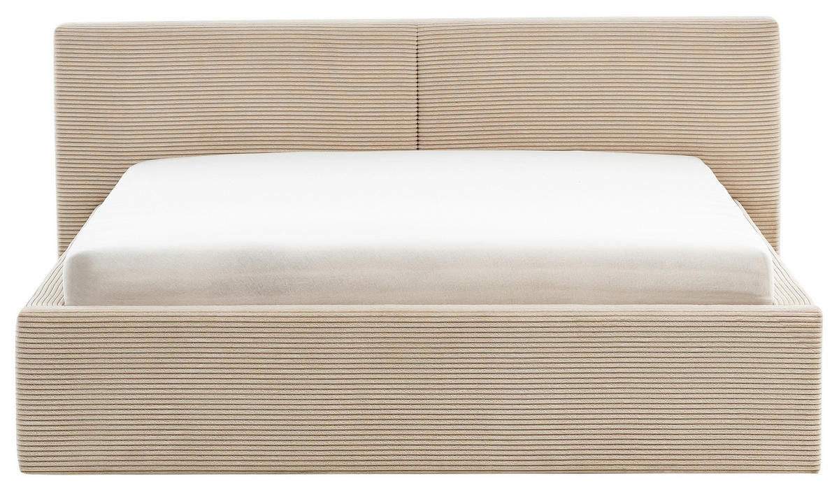 POLSTERBETT 140/200 cm  in Beige  - Beige, Basics, Textil (140/200cm) - Xora