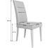 STUHL Lederlook Eiche massiv Eichefarben, Schlammfarben - Schlammfarben/Eichefarben, KONVENTIONELL, Holz/Textil (47/101/59cm) - Celina Home