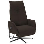 RELAXSESSEL in Textil Dunkelbraun  - Anthrazit/Dunkelbraun, Design, Textil/Metall (71/114/84cm) - Johann Jakob