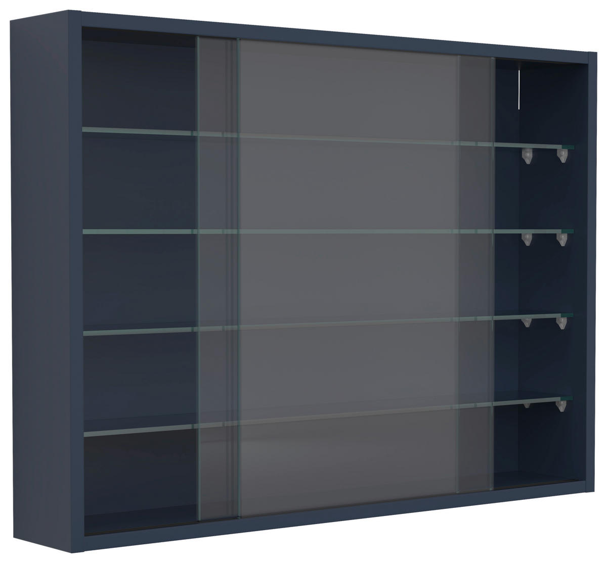 HÄNGEVITRINE  Anthrazit  - Anthrazit, Design, Glas/Holzwerkstoff (75/55/12cm) - MID.YOU