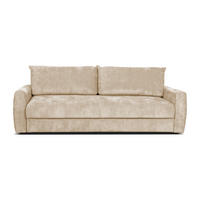 SCHLAFSOFA Chenille Beige  - Beige, Design, Textil (238/90/116cm) - Livetastic