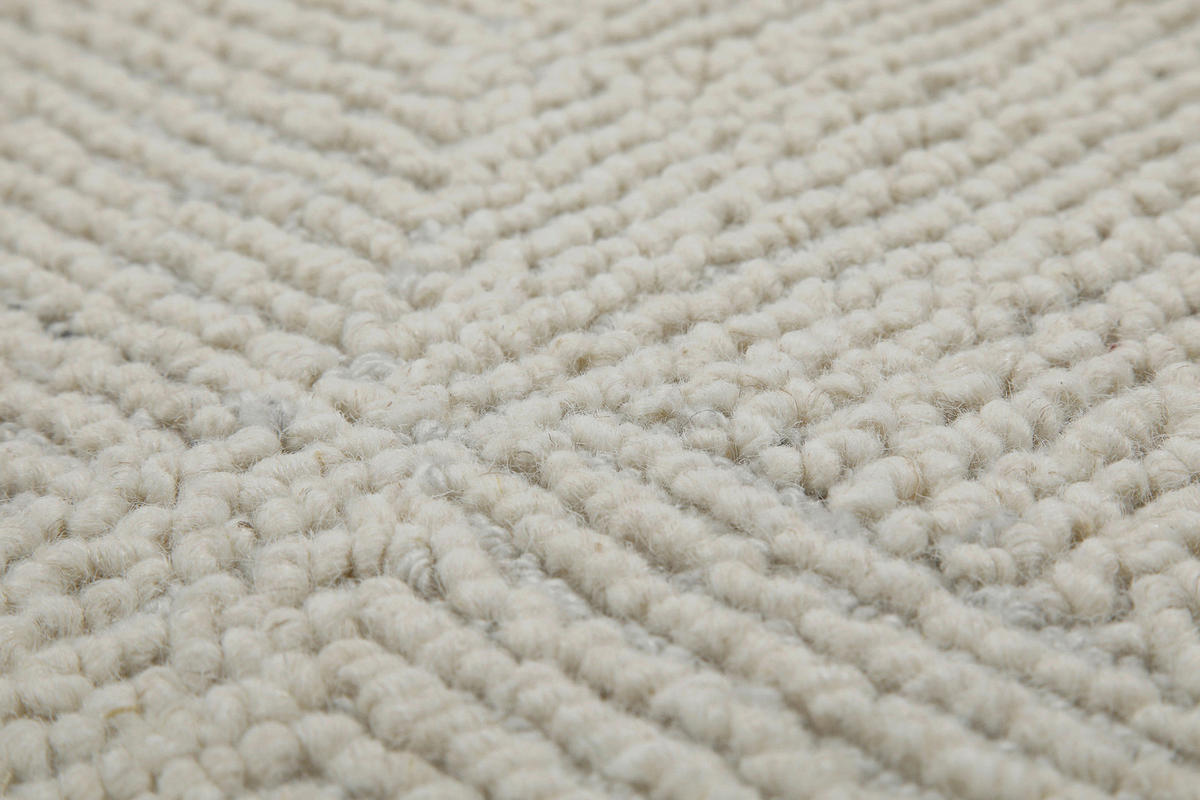 WEBTEPPICH Wohnzimmer 300/400 cm Hamptons Thirtythree Elfenbein rechteckig  - Elfenbein, Design, Textil (300/400cm) - WECON HOME