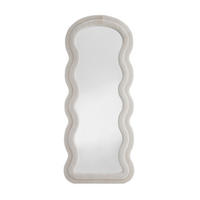STANDSPIEGEL 70/170/3 cm  - Beige, Design, Glas/Holzwerkstoff (70/170/3cm) - Livetastic
