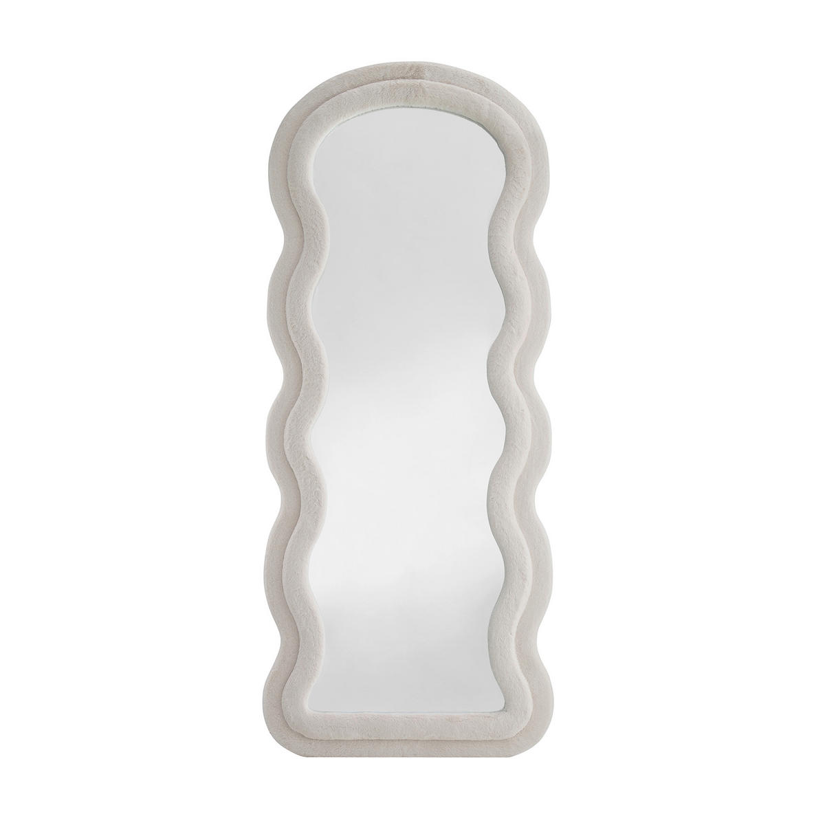 STANDSPIEGEL 70/170/3 cm  - Beige, Design, Glas/Holzwerkstoff (70/170/3cm) - Livetastic