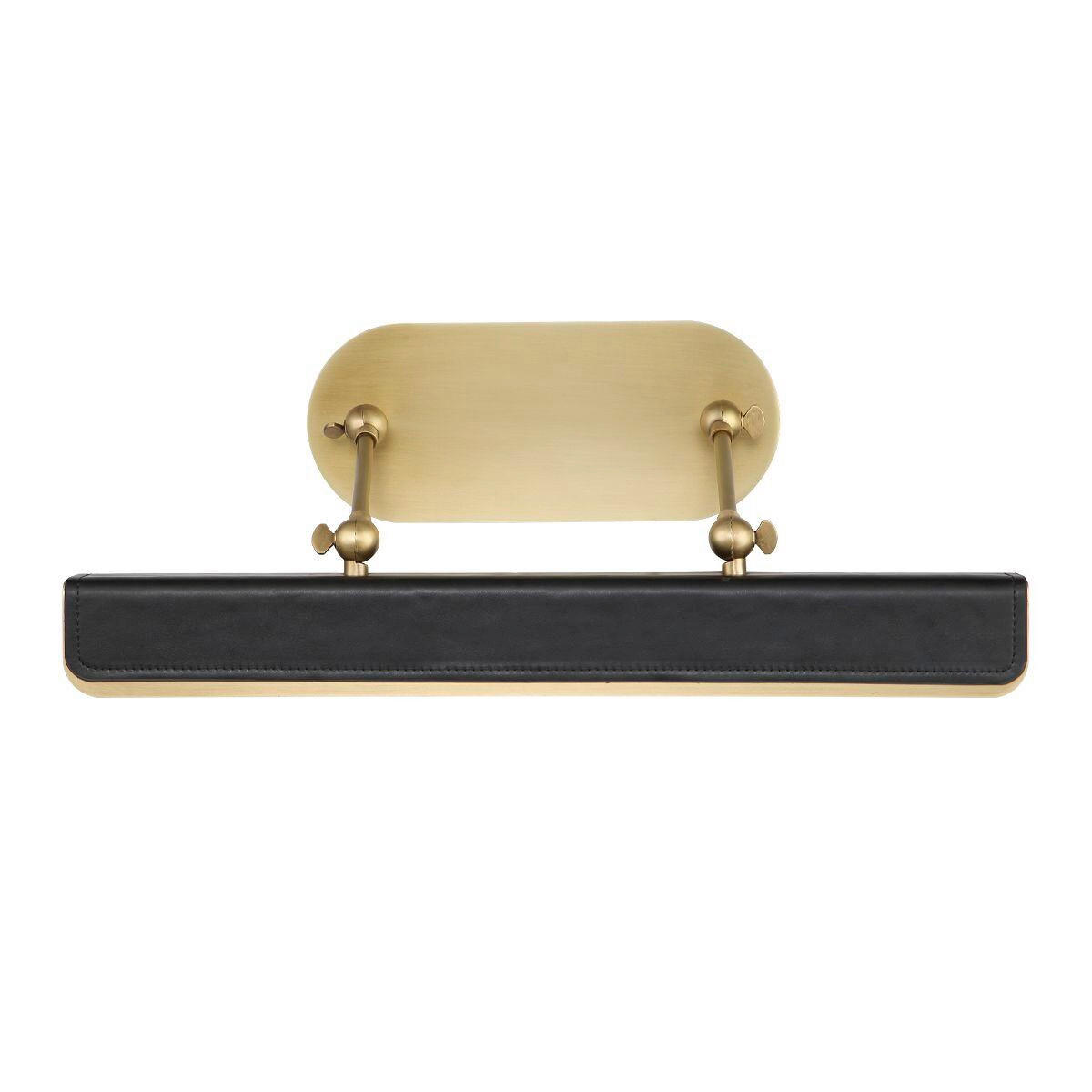 LED-WANDLEUCHTE Alora   - Messingfarben, KONVENTIONELL, Leder/Kunststoff (19,7/50,2/24,8cm) - Elstead Lighting