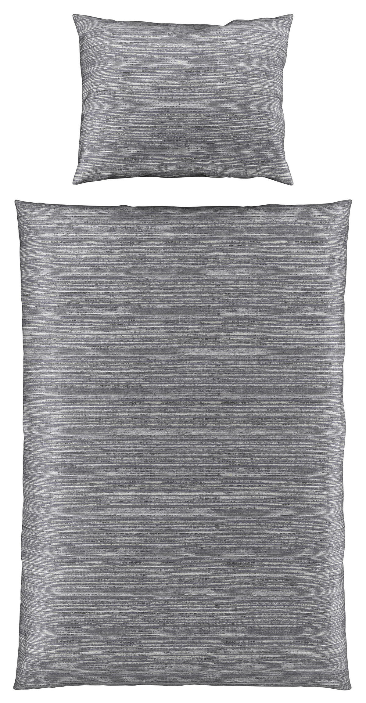 POSTELJINA CARO 140/200 cm saten siva  - siva, Konvencionalno, tekstil (140/200cm) - Novel