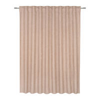HOTOVÝ ZÁVĚS, 135/145 cm - barvy lískového ořechu, Basics, textil (135/145cm) - Boxxx