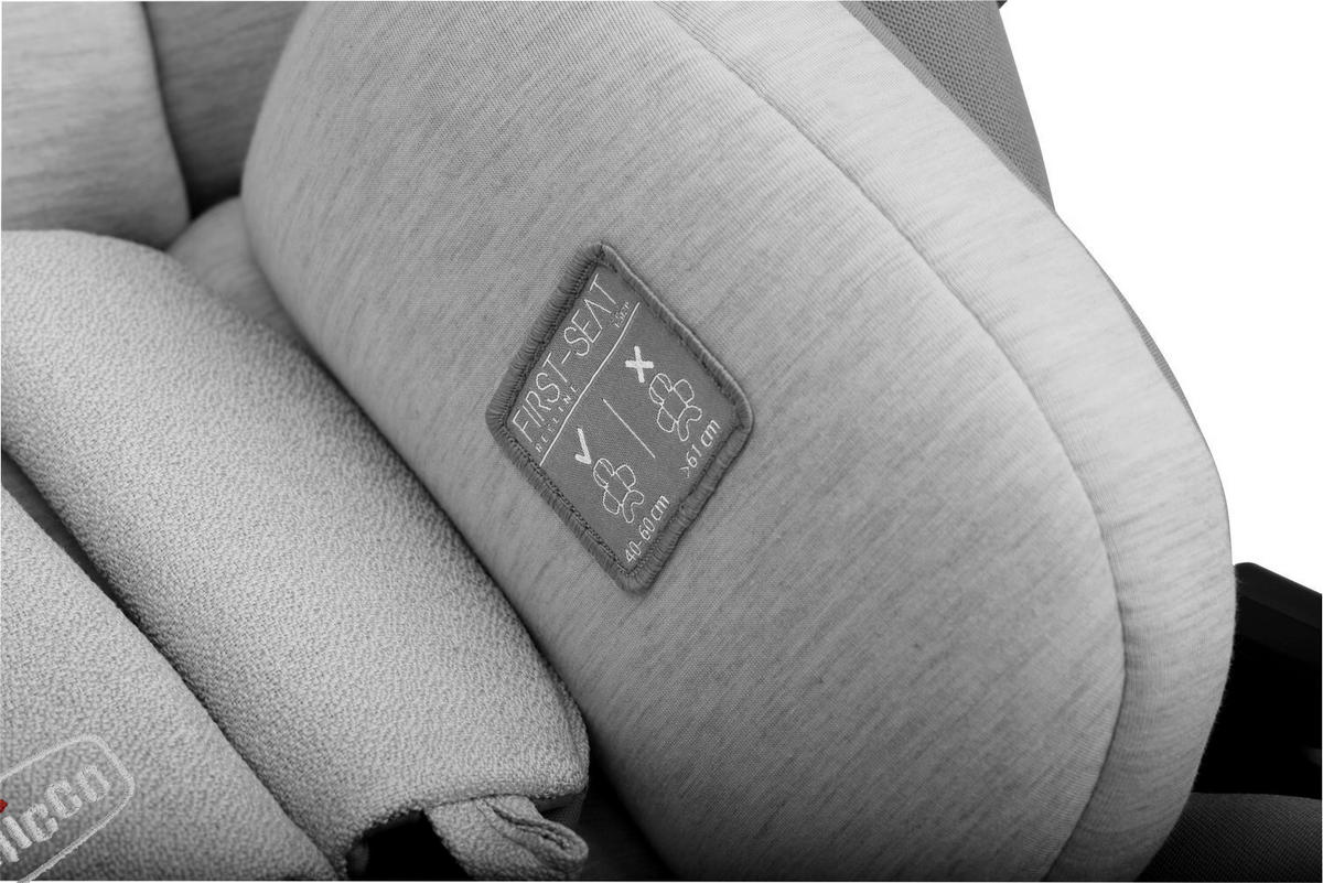 KINDERAUTOSITZ First Seat Recline I-Size   - Grau, Basics, Textil (44/58/60/65cm) - Chicco
